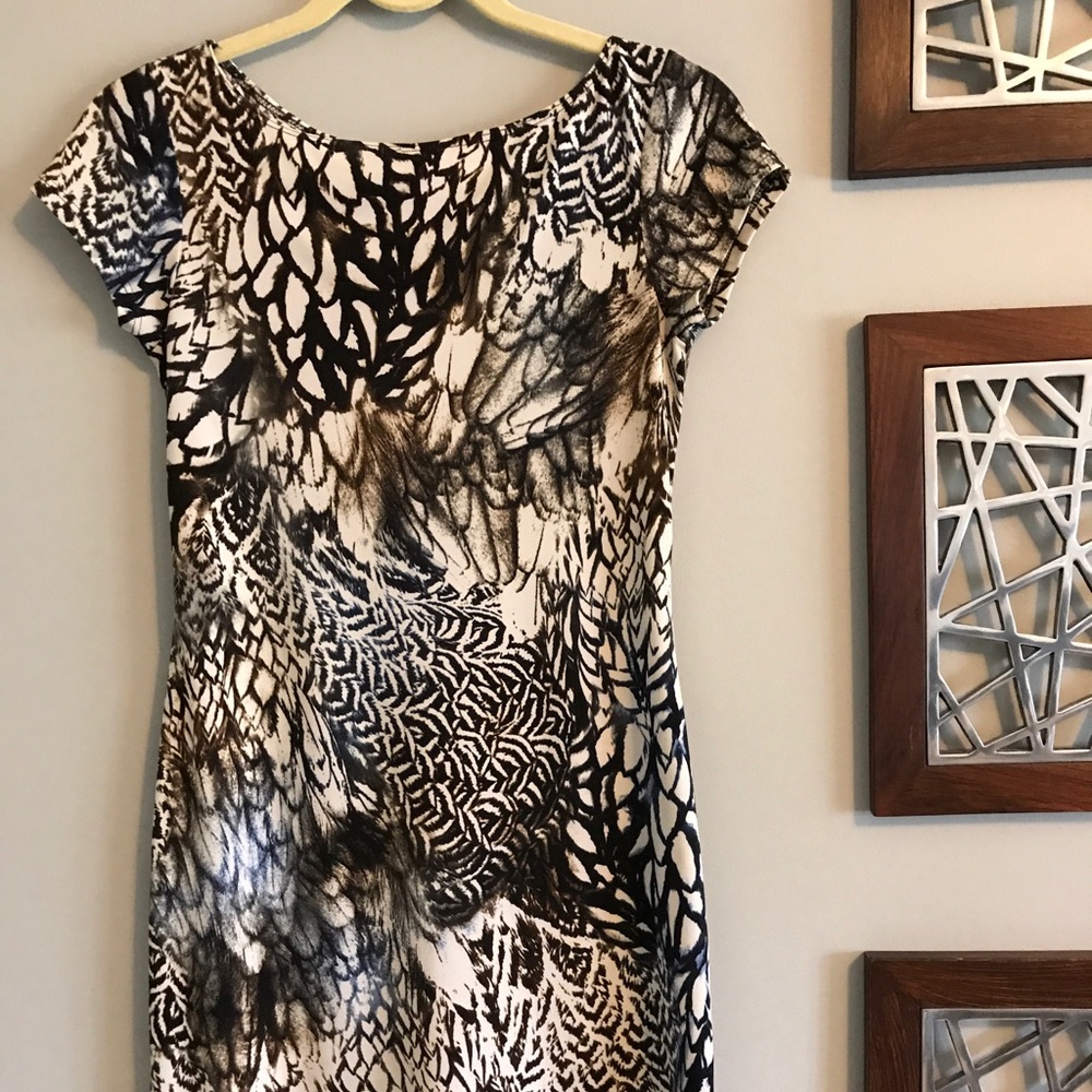 ABS pattern sheath dress size 0